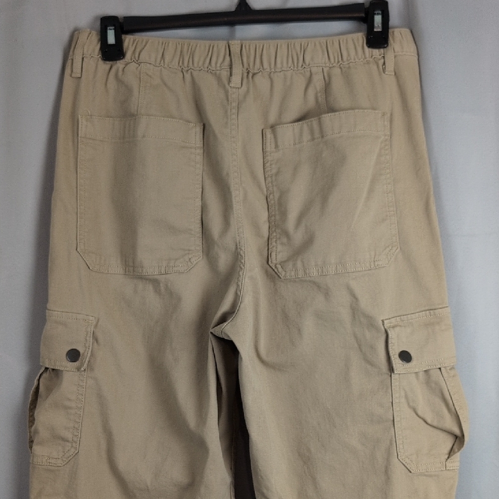 Arizona Jean Company Beige/Khaki Wide Leg‎ Cargo Pants Utility - Picture 3 of 8